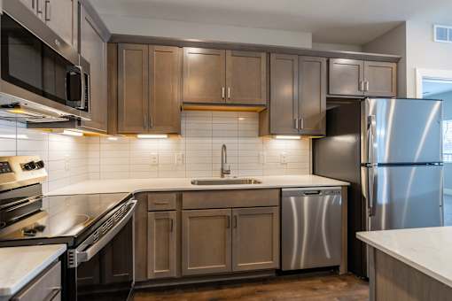 Kitchen at Haslett MI Apartments | Newton Place Apartments in Haslett, MI