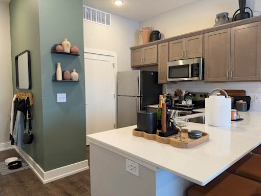 Kitchen at Haslett MI Apartments | Newton Place Apartments in Haslett, MI