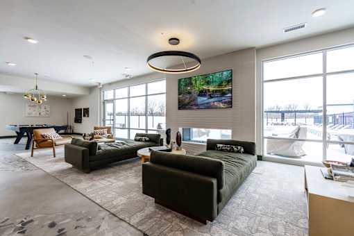 Resident clubhouse at Haslett MI Apartments | Newton Place Apartments in Haslett, MI
