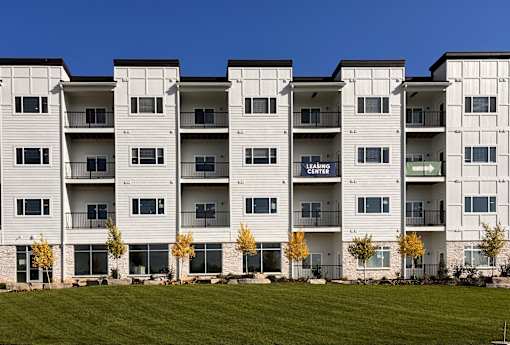 Exterior at apartments in Haslett, Michigan | Newton Place Apartments in Haslett MI