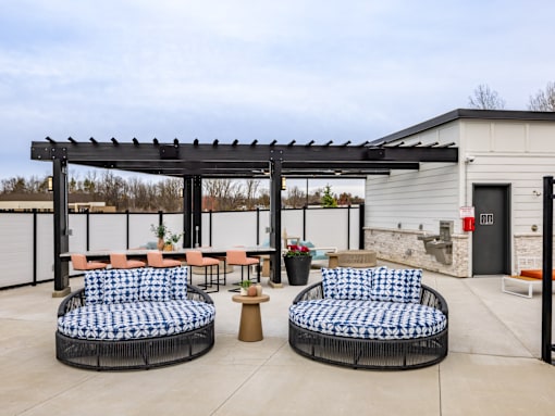 Pool  at Newton Place Apartments in Haslett, Michigan