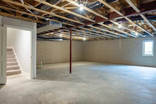 Basement at the Quarry Apartments in DeWitt Michigan
