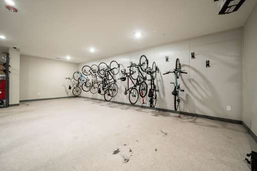 Bike room at Apartments in Grand Rapids | Trowbridge Flats Apartments Grand Rapids MI