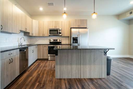 Kitchen at Apartments in Grand Rapids | Trowbridge Flats Apartments Grand Rapids MI