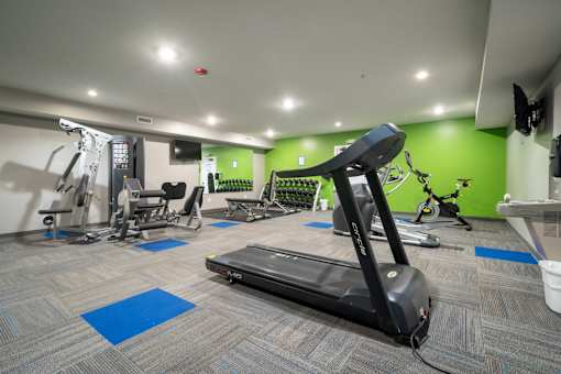Fitness Center at Apartments in Grand Rapids | Trowbridge Flats Apartments Grand Rapids MI