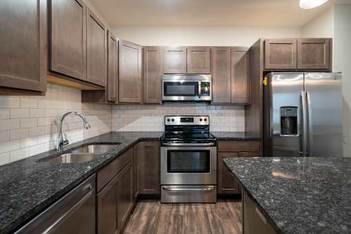 Kitchen at Apartments in Grand Rapids | Trowbridge Flats Apartments Grand Rapids MI