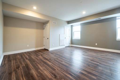 Living room at Apartments in Grand Rapids | Trowbridge Flats Apartments Grand Rapids MI