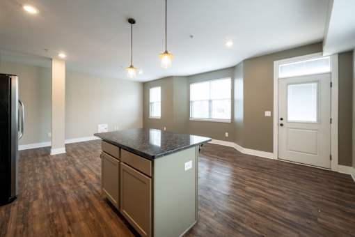 Kitchen at Apartments in Grand Rapids | Trowbridge Flats Apartments Grand Rapids MI