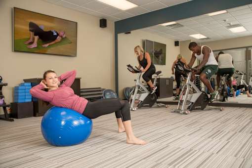 Fitness Studio at the Heights Apartments near Eastwood Towne Center