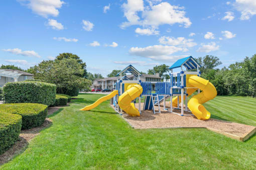 our apartments showcase a playground