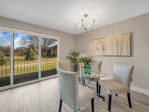 Dining Room at Rochester Club Apartments - Rochester, MI, Michigan
