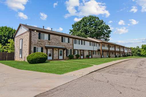 Exterior Porch at Residences at Grand Blanc Apartments - Grand Blanc, MI, Grand Blanc Twp