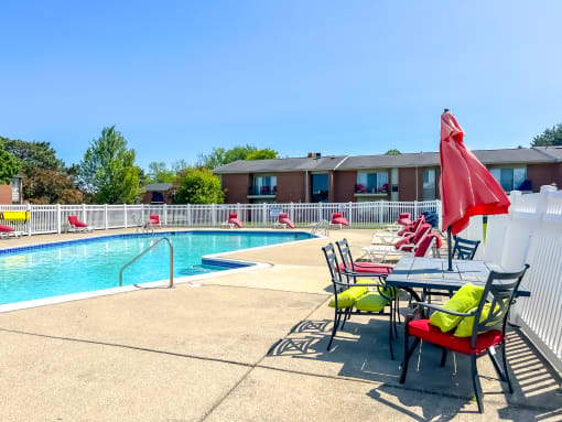 our apartments in a city have a swimming pool