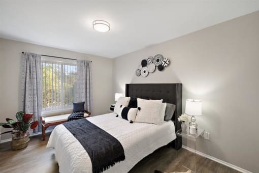 Bedroom at Residences at Grand Blanc Apartments - Grand Blanc, MI, Grand Blanc Twp, MI, 48507