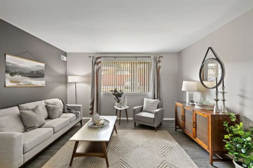 Spacious Living Area at Residences at Grand Blanc Apartments - Grand Blanc, MI, Grand Blanc Twp, MI
