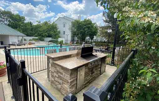 Village Club on Franklin Community Grilling Station