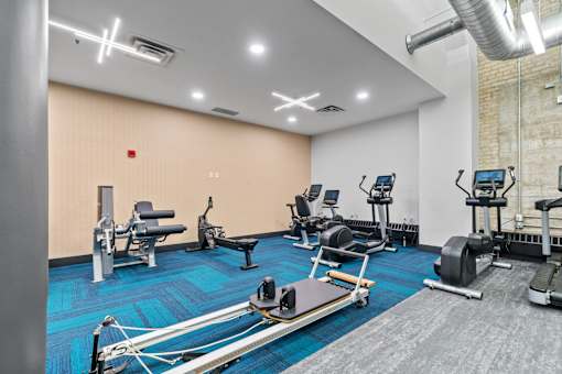 Modern Fitness Center at The Cosmopolitan, St Paul, MN