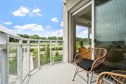 Private Apartment Balcony at The Mera, St Louis Park, MN