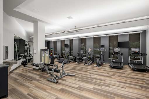Fitness Center at The Flats at West End Apartments, Minnesota
