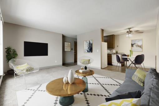 Spacious Living Room at Garden Grove, New Brighton, 55112