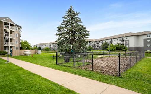 Dog park at Cityscape, St Louis Park, 55416