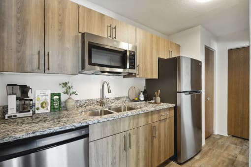 Eden Commons Apartments in Eden Prairie, MN Kitchen and Dishwasher with Updated Appliances