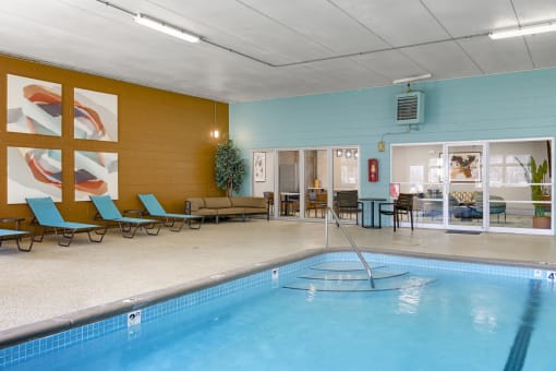 Indoor Pool at Hamline Terrace, Roseville, Minnesota