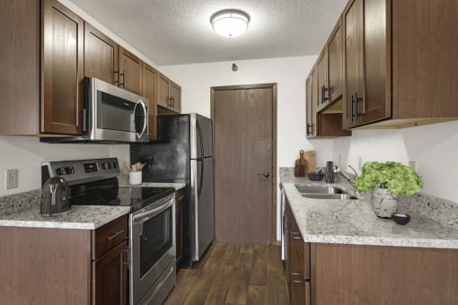 Kitchen and Pantry at Lou Park, St. Louis Park, MN