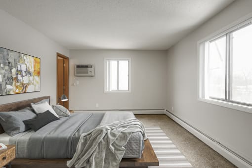 Large Bedroom at Medicine Lake Apartments, Minnesota