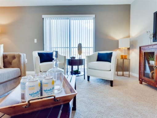 Modern Living Room at Gabella at Parkside, Apple Valley, MN, 55124