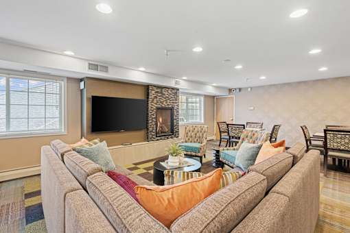 Party Room at The Preserve at Commerce Apartments in Rogers, MN 55374