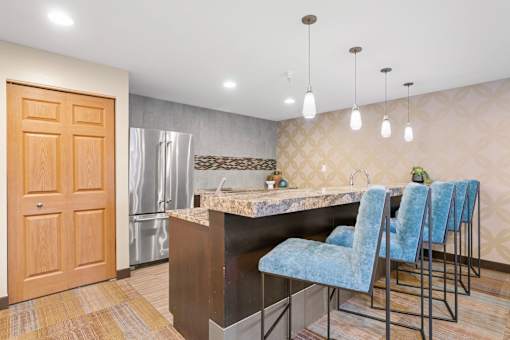 Party Room at The Preserve at Commerce Apartments in Rogers, MN 55374
