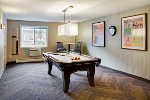 Billiards Room at Townhomes at Preserve, Rogers, MN, 55374