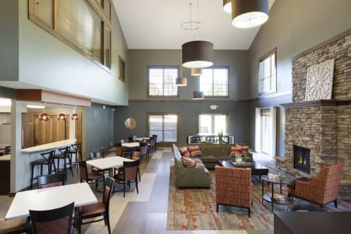 Community Room at Regency Woods, Minnetonka, Minnesota