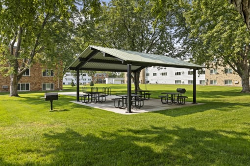 Picnic Area at Silver Lake, New Brighton, 55112
