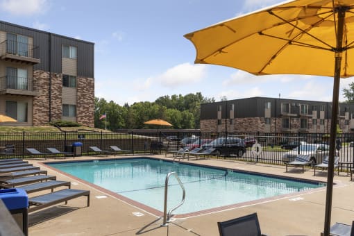 Pool With Sundeck at Silver Ridge, Maplewood, 55119