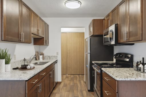 Fully Equipped Kitchen at Silver Ridge, Minnesota