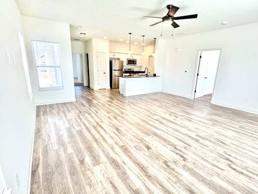 Living And Kitchen at Concord Crossing, Lafayette, IN  