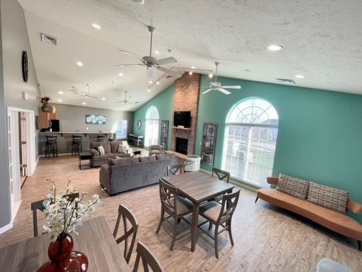 Clubroom View at Hawthorne Properties, Lafayette, IN 47905