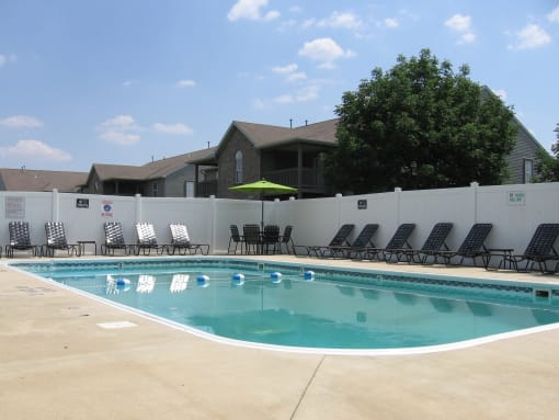 Swimming Pool & Sundeck at Shenandoah Properties, Indiana