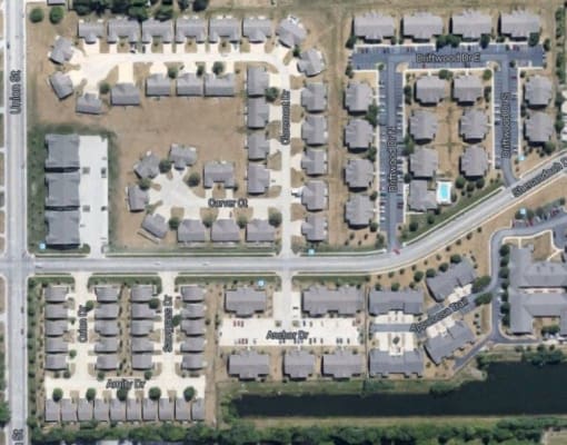 Aerial View at Shenandoah Properties, Lafayette, 47905