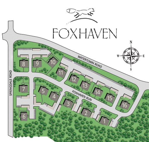 a site map of the plan