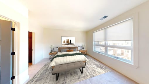 Style 2 - 1 Bedroom with Walk In Closet and Attached Bath