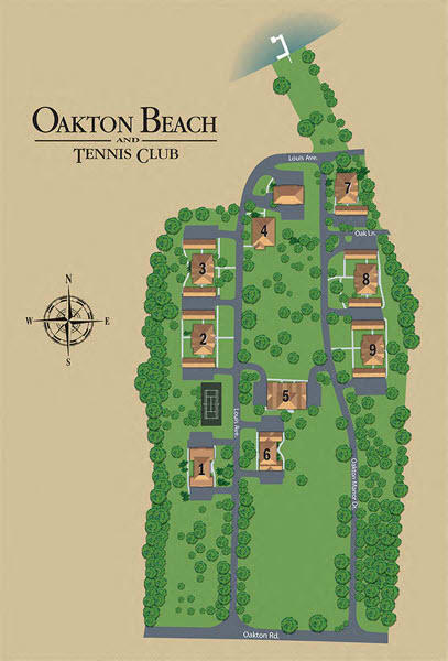 Oakton Beach and Tennis Club Pewaukee Lake