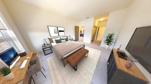 Style 10 - 2 Bedroom 2 Bath Primary Bedroom