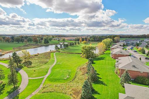 A beautiful landscape view at CenterPointe Apartments & Townhomes, Canandaigua, NY