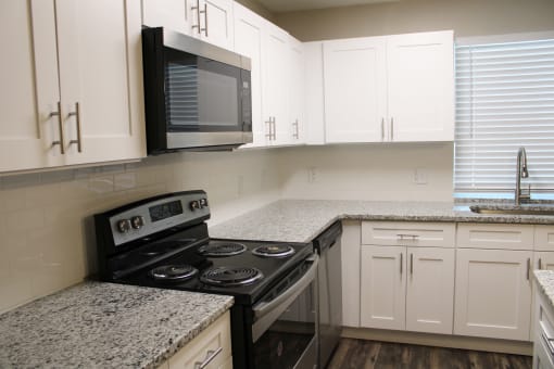 Renovated Kitchen at Captiva Club Apartments at 4401 Club Captiva Drive in Tampa, FL