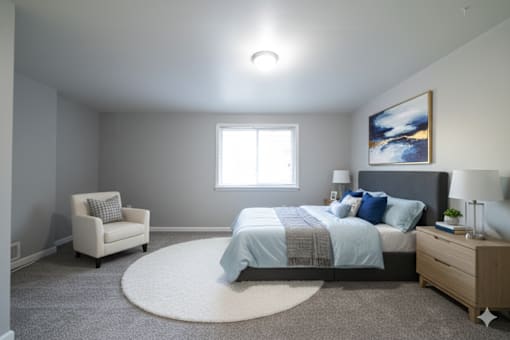 Master Bedroom at Willowbrooke Apartments & Townhomes, New York, 14420