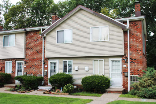 the front of the house