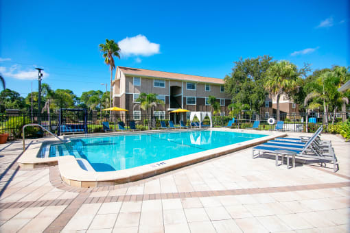 Resort Style Pool at Captiva Club Apartments at 4401 Club Captiva Drive in Tampa, FL